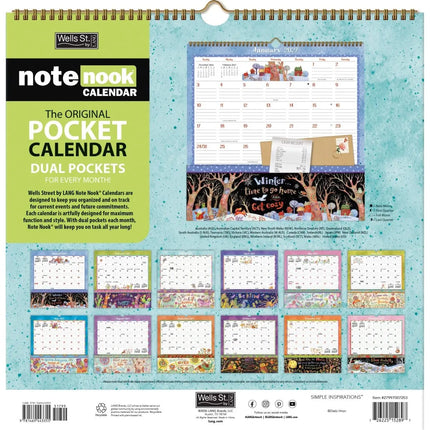 LANG Simple Inspirations Pocket Note Nook Kalender 2027