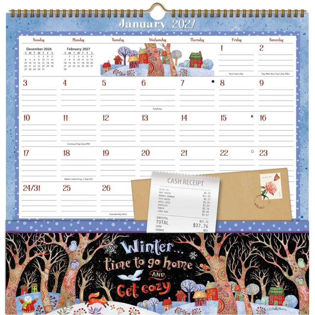 LANG Simple Inspirations Pocket Note Nook Kalender 2027