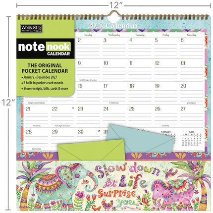 LANG Simple Inspirations Pocket Note Nook Kalender 2027