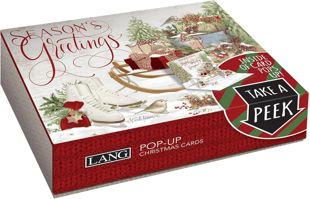LANG Snow And Cocoa Pop-Up Kerstkaarten