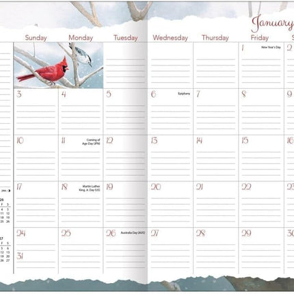 LANG Songbirds Pocket Agenda 2027