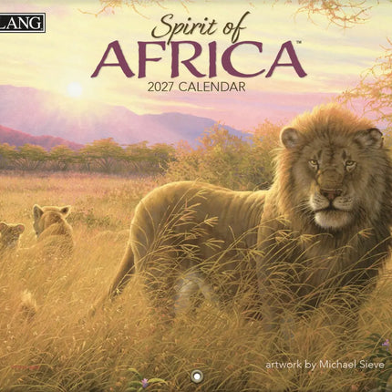 LANG Spirit of Africa Kalender 2027