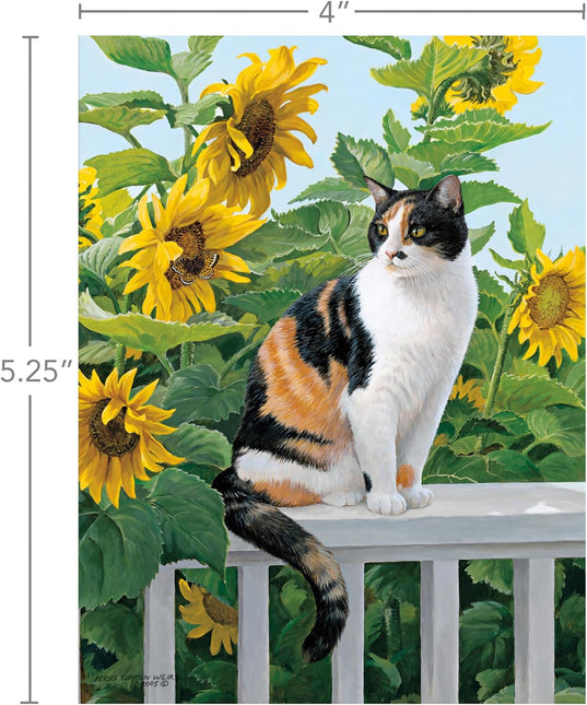 LANG Sunflower Sanctuary Notitiekaarten