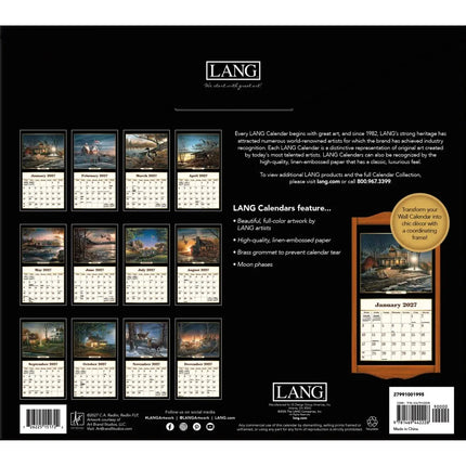 LANG Terry Redlin Kalender 2027