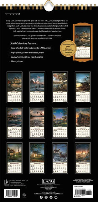LANG Terry Redlin Kalender 2027 Small