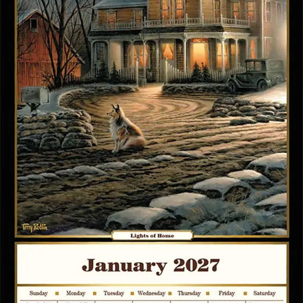 LANG Terry Redlin Kalender 2027 Small