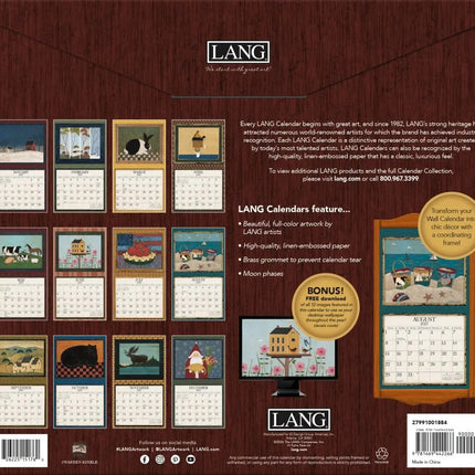 LANG Warren Kimble Kalender 2027