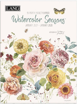 LANG Watercolor Seasons Zakagenda 2027