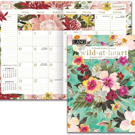 LANG Wild At Heart Pocket Agenda 2027