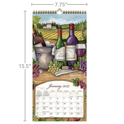 LANG Wine Country Kalender 2027 Small