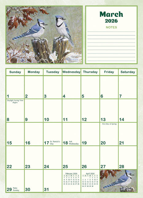 LANG Wings of Nature Pocket Planner 2026