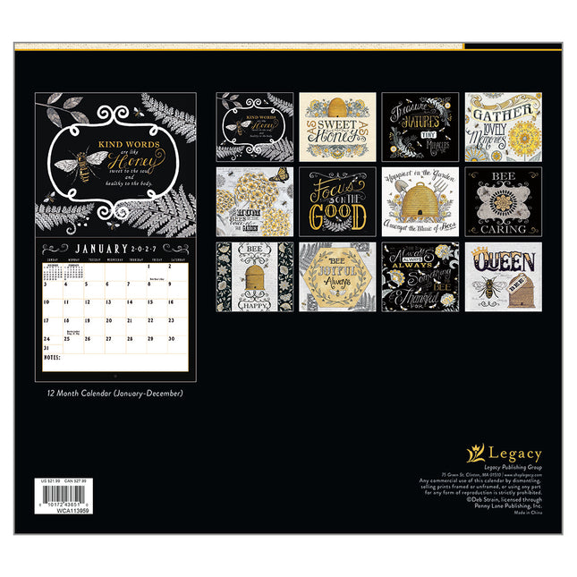 Legacy Bee-u-tiful Life Kalender 2027