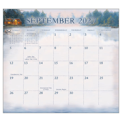 Legacy Cabin View Kalender 2027
