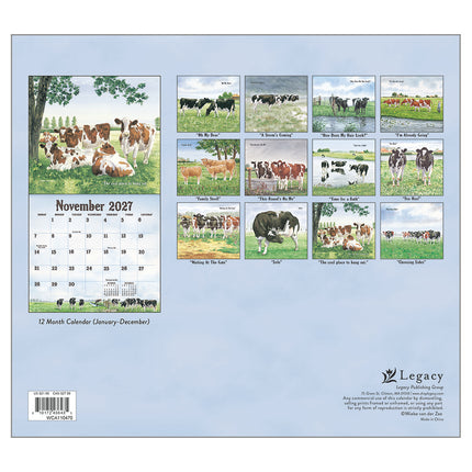 Legacy Cows in the Meadow Kalender 2027
