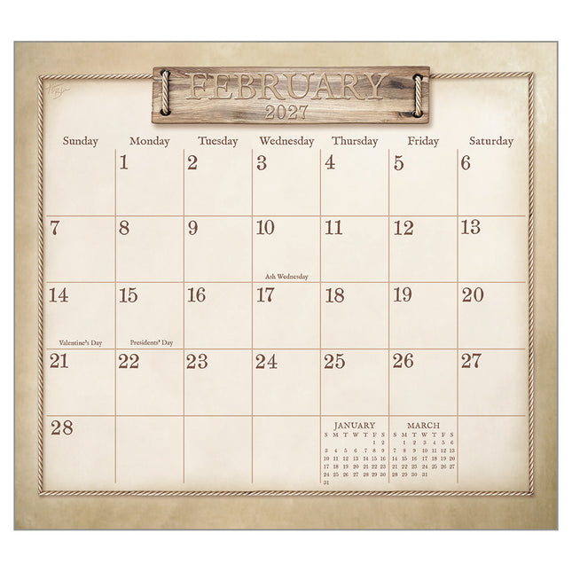 Legacy Home on the Range Kalender 2027