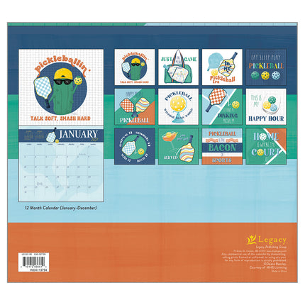 Legacy Pickleball Is Life Kalender 2027