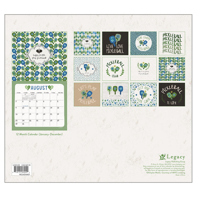 Legacy Pickleball Kalender 2026