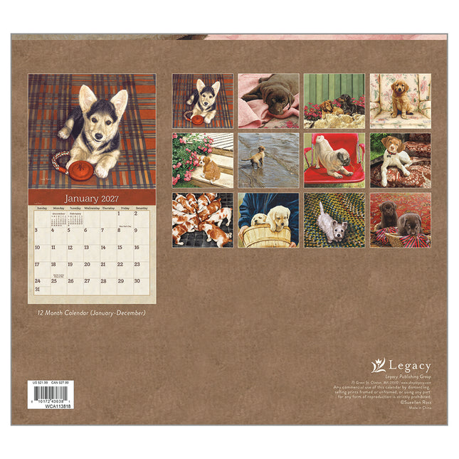 Legacy Puppies Kalender 2027
