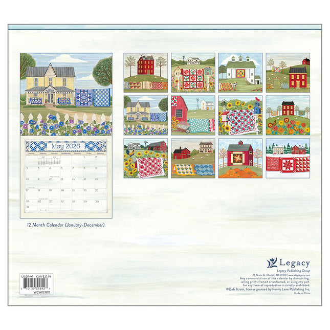 Legacy Quilts Kalender 2026