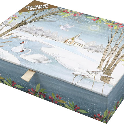 Peter Pauper Wonders of Winter Deluxe Doosje 20 stuks met Enveloppe