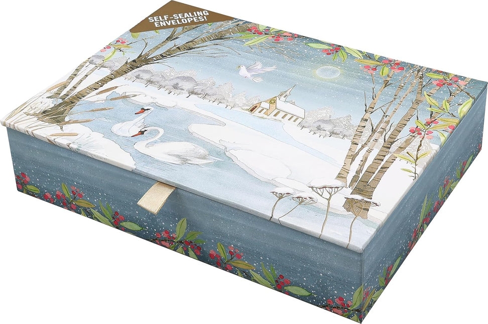 Peter Pauper Wonders of Winter Deluxe Doosje 20 stuks met Enveloppe