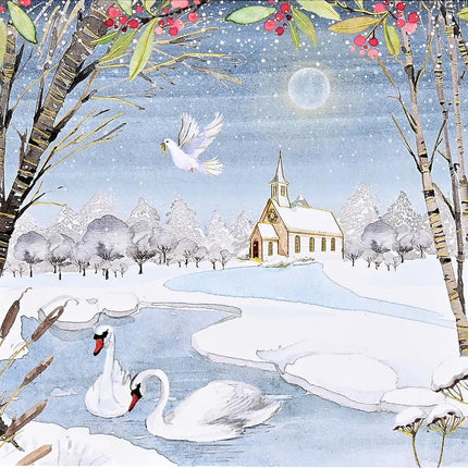 Peter Pauper Wonders of Winter Deluxe Doosje 20 stuks met Enveloppe