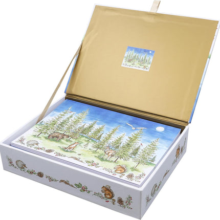 Peter Pauper Woodland Wonder Deluxe Doosje 20 stuks met Enveloppe