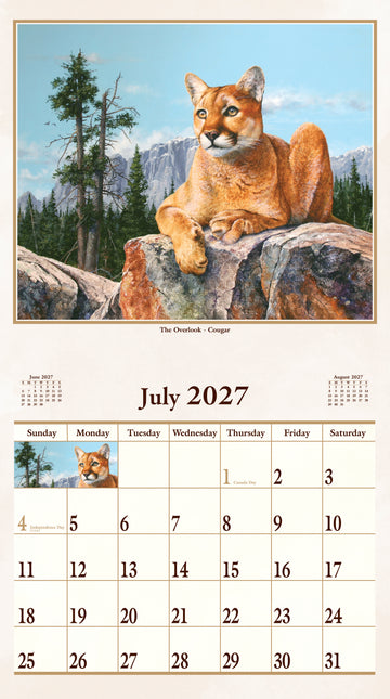 Pine Ridge Animal Instincts Kalender 2027