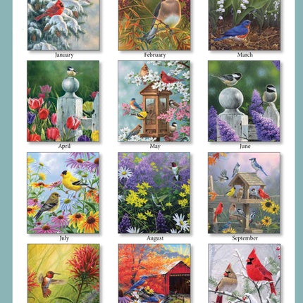 Pine Ridge Birds of a Feather Kalender 2027 Small