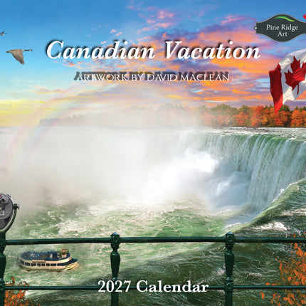 Pine Ridge Calendar Canadian Vacation 2027