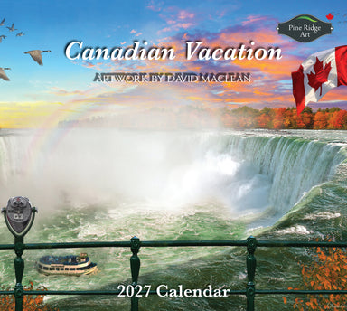 Pine Ridge Calendar Canadian Vacation 2027