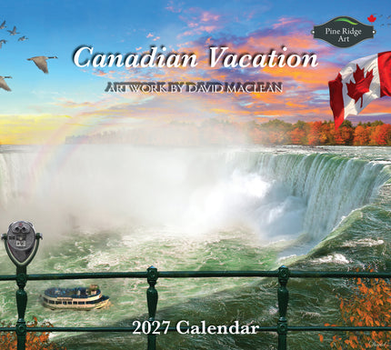 Pine Ridge Calendar Canadian Vacation 2027