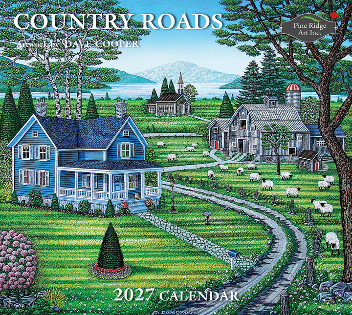 Pine Ridge Calendar Country Roads 2027