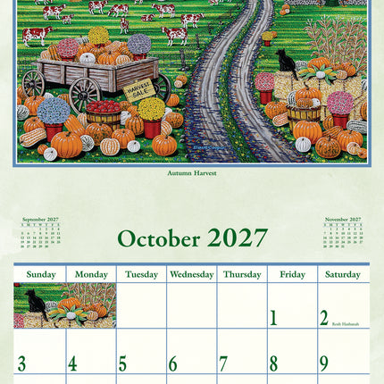Pine Ridge Calendar Country Roads 2027