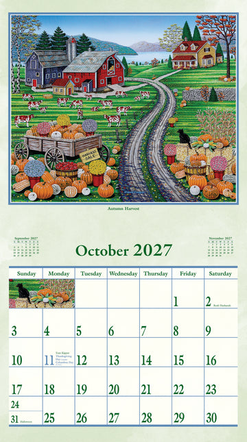 Pine Ridge Calendar Country Roads 2027
