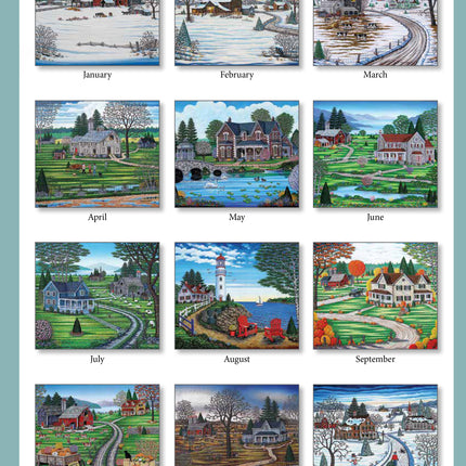 Pine Ridge Calendar Country Roads 2027