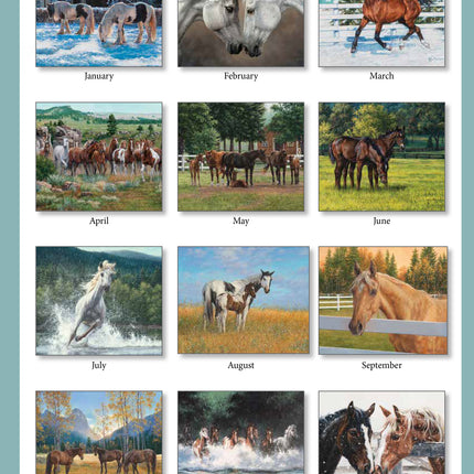 Pine Ridge Calendar Hoofbeats 2027