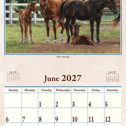 Pine Ridge Calendar Hoofbeats 2027