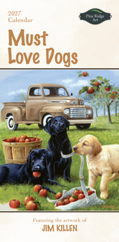 Pine Ridge Must Love Dogs Kalender 2027 Small