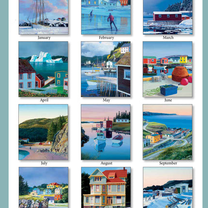 Pine Ridge Newfoundland Kalender 2027 Small
