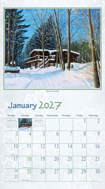 Pine Ridge Northern Getaway Kalender 2027