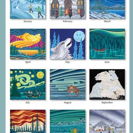 Pine Ridge Quiet Places Kalender 2027