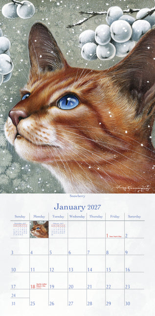 Pine Ridge The Cat's Meow Kalender 2027 Small