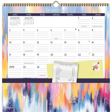 Wells st. by Lang Ettavee Pocket Note Nook Kalender 2027