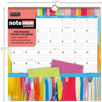 Wells st. by Lang Ettavee Pocket Note Nook Kalender 2027