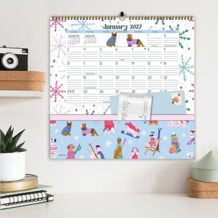 Wells st. by Lang Pawsome Pets Pocket Note Nook Kalender 2027